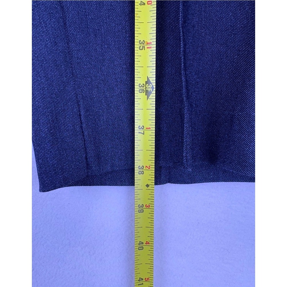 NWT Jones New York Jones & Co Women 1X Navy Blue Pull On Slim Leg Pants Career - Picture 5 of 11